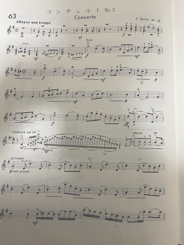 どうやって曲を仕上げていく？曲の仕上がる過程をザイツのコンチェルトを弾いて載せてみました。