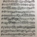 バイオリンの楽譜